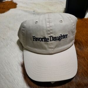 "Favorite daughter" baseball hat in khaki/tan- new In bag